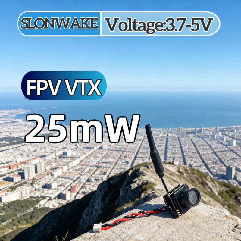 Drone Transmitter - SLONWAKE FPV 25 мВт интегрированный видеопередатчик