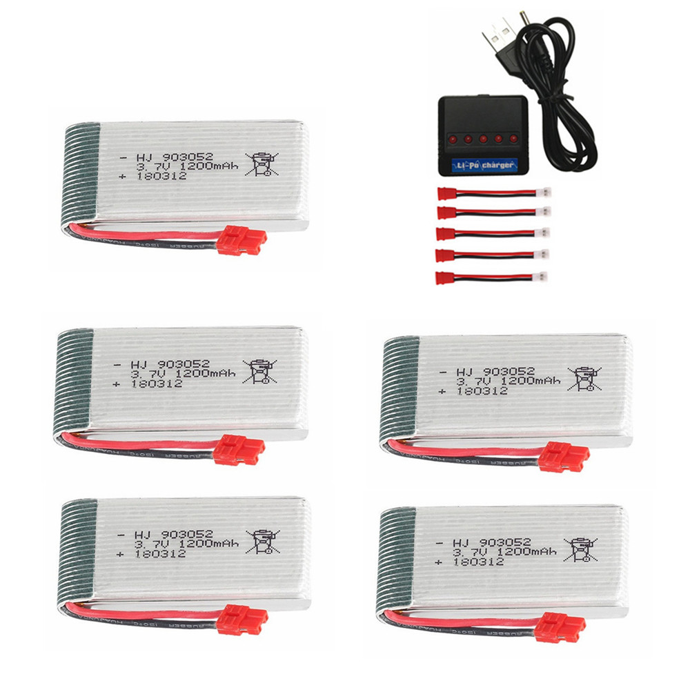 Drone Charger - 3,7 В, 1200 мАч, 903052, липо-аккумулятор