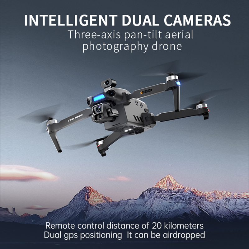 Новый дрон 2026 года с двумя 8 – обзор и цена Drone Gimbal