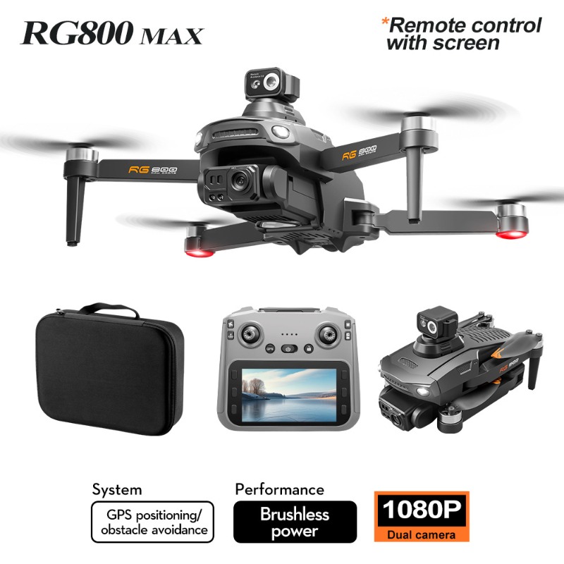 НОВЫЙ Дрон RG800 MAX 1080P HD- – обзор и цена Drone Gimbal